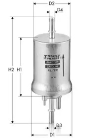 TECNECO FILTERS in1k0201051b -  Топливный фильтр